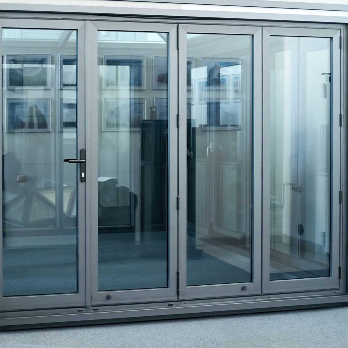 120x96 Aluminum Bifold Door – Oversized Tall Folding Door | MJ Bifold Doors