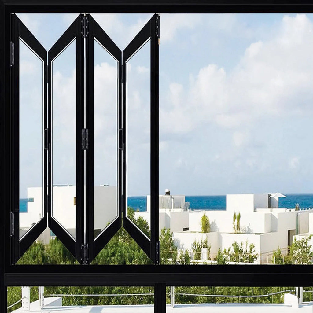 60x60 Aluminum Bifold Window – Energy Efficient | 2L, 2R