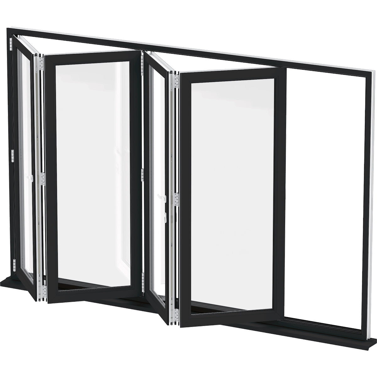 72x36 Aluminum Bifold Window – Energy Efficient | 2L, 2R