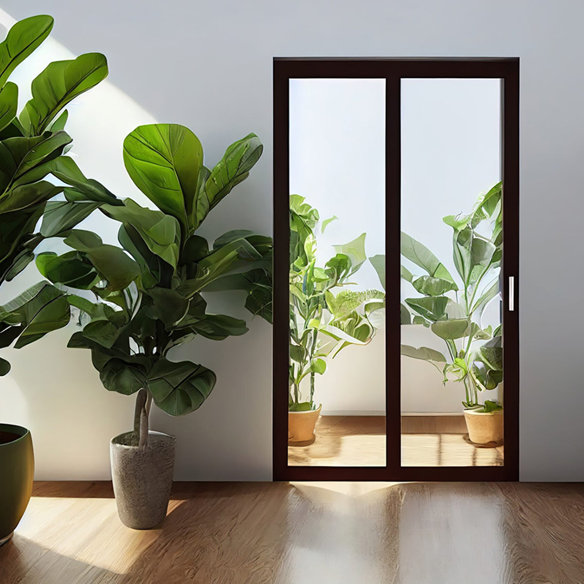 72x80 Aluminum Bifold Door – Modern Folding Design | 2L, 2R