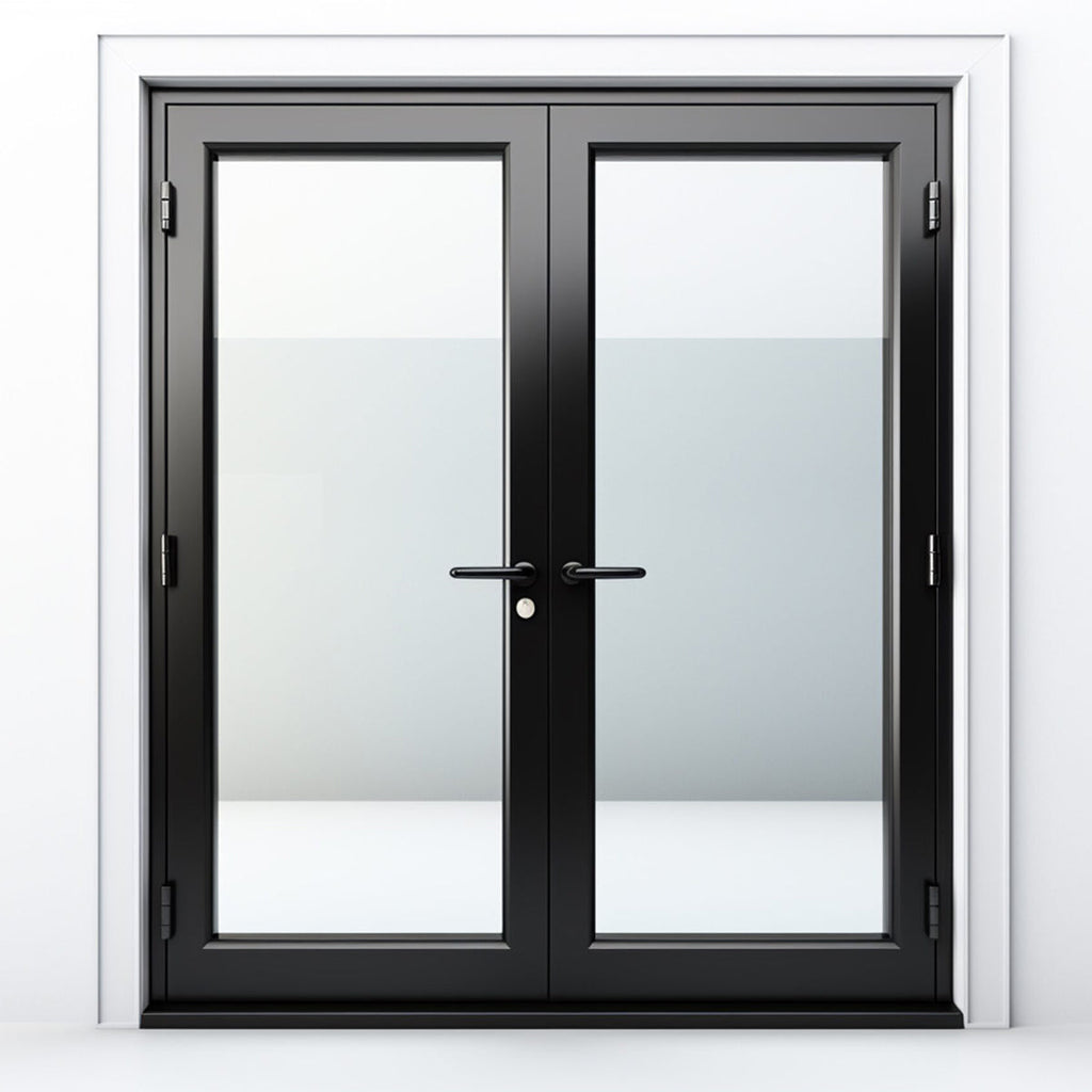 72x80 Aluminum French Door – Modern Double Door | MJ Bifold Doors