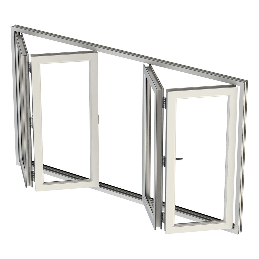 96x36 Aluminum Bifold Window – Energy Efficient | 2L, 2R, 2L2R