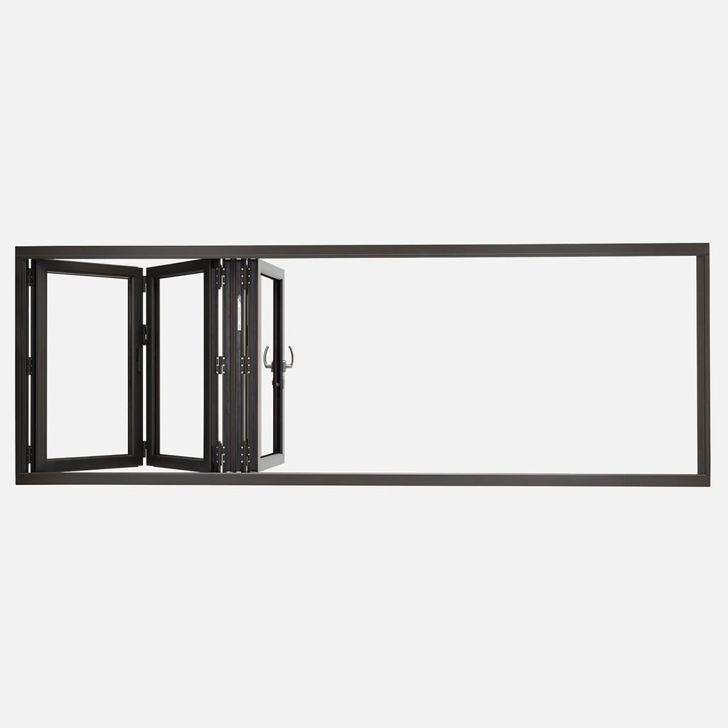 96x48 Aluminum Bifold Window – Energy Efficient | 2L, 2R