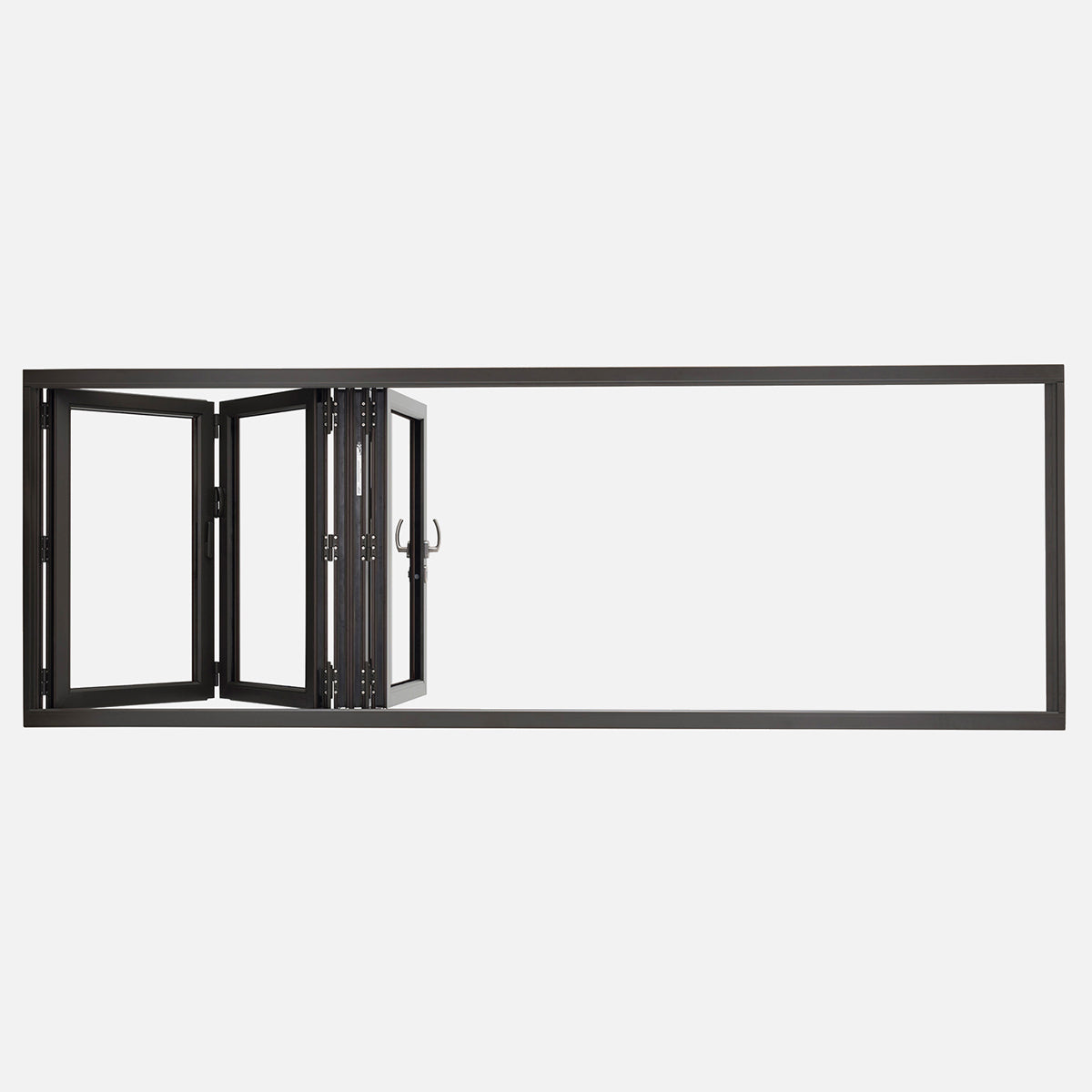 96x48 Aluminum Bifold Window – Energy Efficient | 2L, 2R