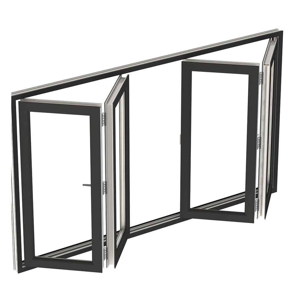 96x48 Aluminum Bifold Window – Energy Efficient | 2L, 2R